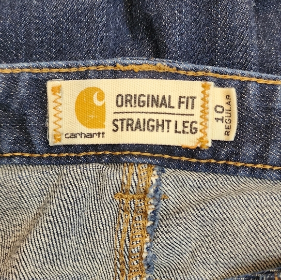 Carhartt Original Fit Straight Leg Blaine Jeans Pants - Picture 12 of 15
